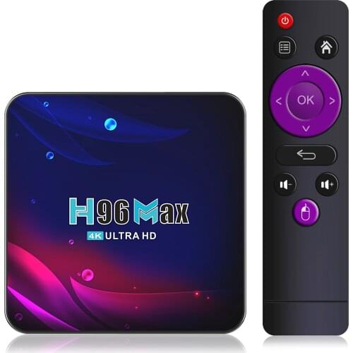 NEW Android 11.0 H96 MAX V11 Smart Android TV BOX 2G&64 G RK3318 Quad core 2.4G-5G WiFi Set top box Android 11 Smart TV BOX