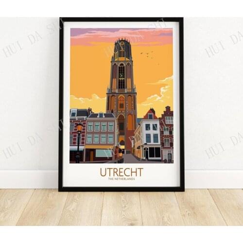 Utrecht Print Poster | Wall Art Print | Travel Poster