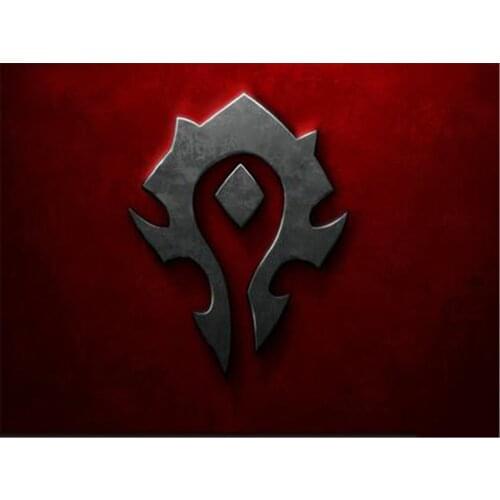 World Of Warcraft Printed Fabric 11CT Cross Stitch Set Embroidery DMC Threads Painting Knitting Handmade Craft Wholesale