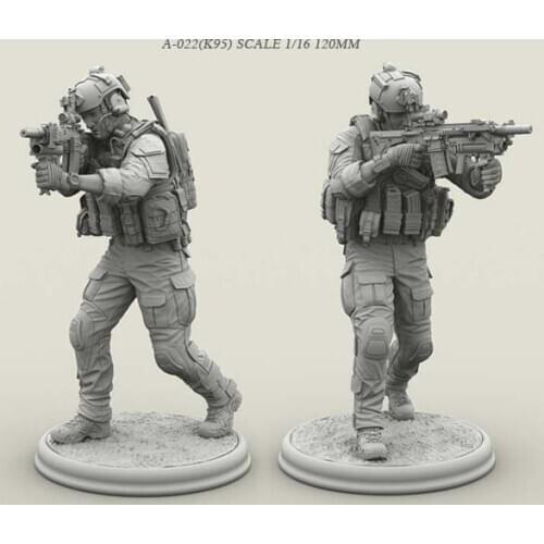 1/16 Resin Soldier Figure Kits Special forces Model Colorless And Self-assembled A-022 (k59)