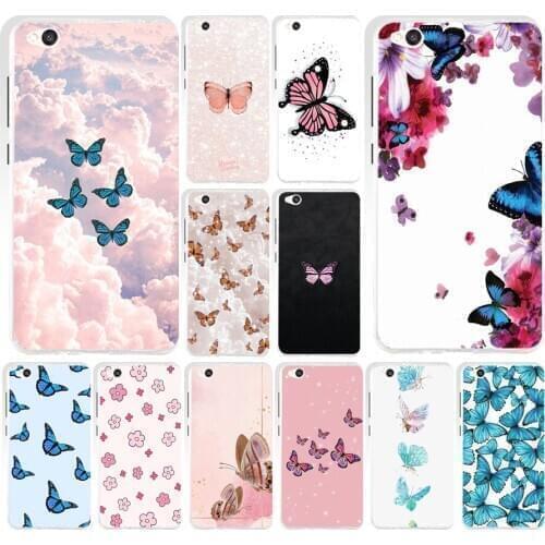 32AS Beautiful butterfly Soft Silicone Tpu Cover phone Case for Xiaomi Redmi 4A 4X 8 8A Note 4 4X 8 8t 8 Pro