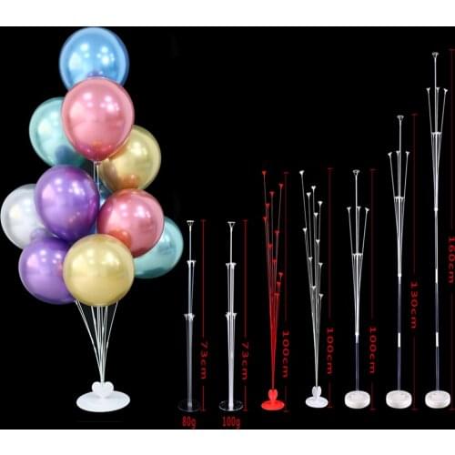 7/11tube Balloons Stand Balloon Holder Column Wedding Party Decoration Baloon Kids Birthday Party Balons Baby Shower Supplies