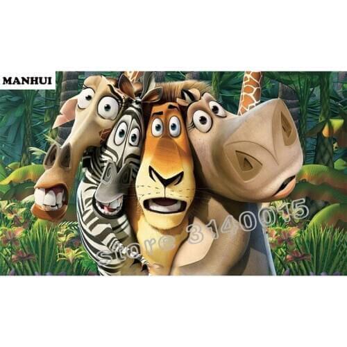 DIY 5D Diamond Mosaic Diamond Painting Cross Stitch Four horse Kit Diamonds Embroidery Square Drill Home Decoration BFC331