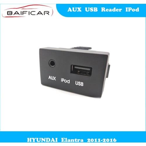 Baificar Brand New Genuine AUX USB Reader IPod MP3 Socket Base 0Q500 HZ for HYUNDAI Elantra 2011-2016