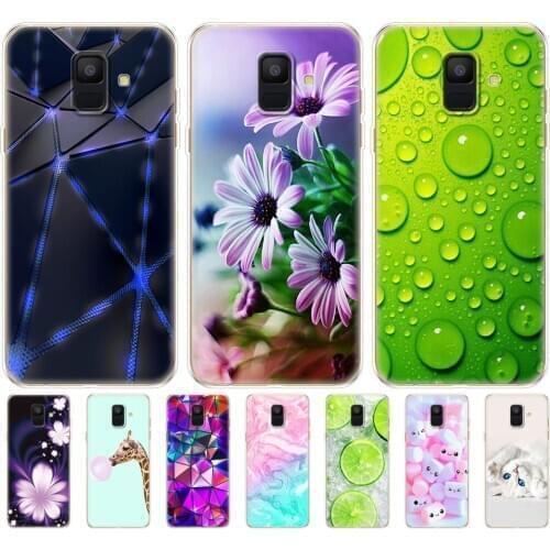 For Samsung Galaxy A6 2018 mobile phone case SIM SM A600 A600F for Samsung A6 plus 2018 A605 A605F phone case protective case