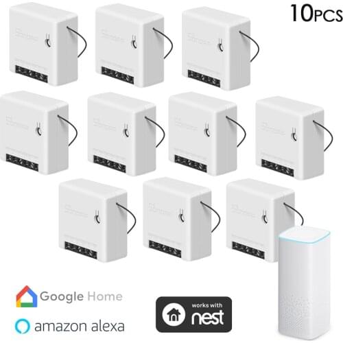 SONOFFs Mini Two Way Intelligent Switch 10A Supports DIY Mode Household Appliance Automation Smarts Switches