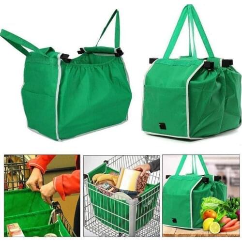 Eco Shopping Bags The Last Grocery Bag You'll Need Foldable Shopping Bags for Groceries Recyclable Grocery Tote Pouch Dropship