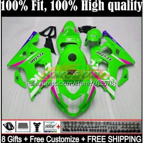 Injection OEM For SUZUKI 600CC GSXR-750 K4 GSXR 600 750 CC 4CL.124 GSXR-600 GSXR750 04 05 GSXR600 2004 2005 Fairing New green