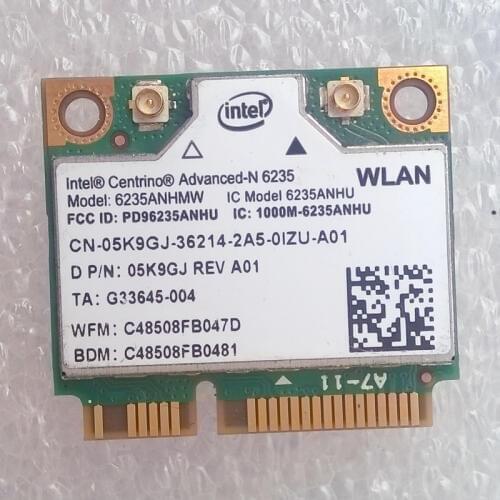 Intel Centrino Advanced-N 6235 802.11abgn 2x2 JP2 WiFi & BT4.0 Combo card,CN-05K9GJ