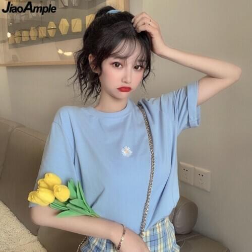 Женские хлопковые футболки JiaoAmple China At AliExpress