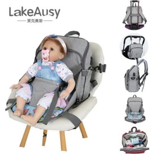 Fashion Mummy Maternity Nappy Bag Large Capacity Nappy Bag Travel Backpack Nursing Bag for Baby Care Womens Fashion Bag