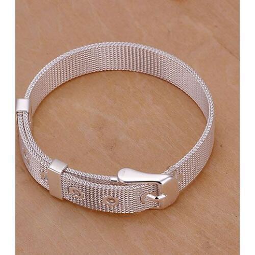 Fashion Jewelry Small Web Watch Belt Bracelet Silver Color Jewelry Bracelet Fine Bridal Cheap Womens Fashion Bracelet