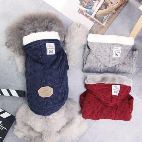 New Pet Dog Clothing New Coral Fleece Dog Sweater Cat Clothes Goods for Pets Clothes for Small Dogs York Chihuahua Clothing