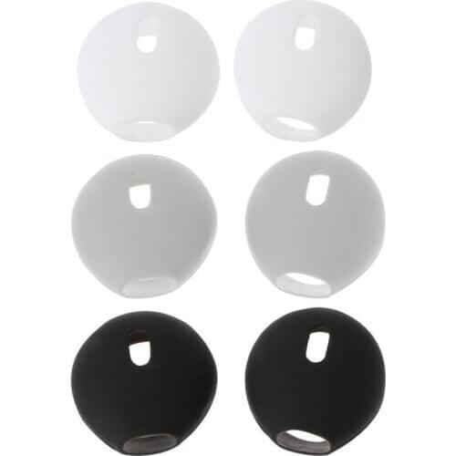 New 1 Pair Soft Silicone Earphone Case Earbud Pads Earpads For IPhone Samsung Xiaomi Huawei In-Ear Headphone Tips Ear Caps