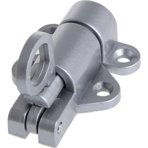 P15D Window Gate Security Pull Ring Spring Bounce Door Bolt Aluminum Latch Lock Grey