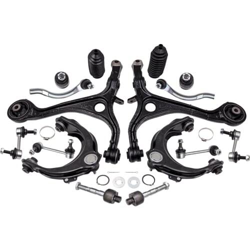 16Pcs Control Arm Sway Bar End Link Ball Joints Tie Rod For Honda Accord 03-07 w/ Bushings