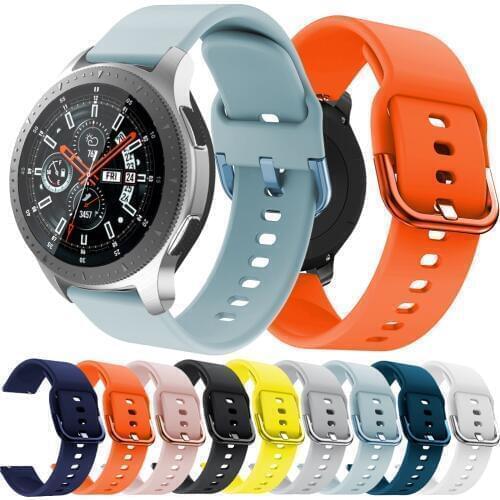 Sport silicone Watch band for Samsung Gear S3 Classic Frontier 22mm Silicone gel Watch Band S 3 sport Strap Replacement Bracelet