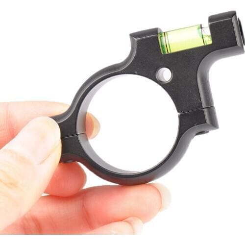 Tactical Spirit Bubble Level Ring for 30mm Riflescope Tube Balance Holder Mount Rail Hunting Accessory