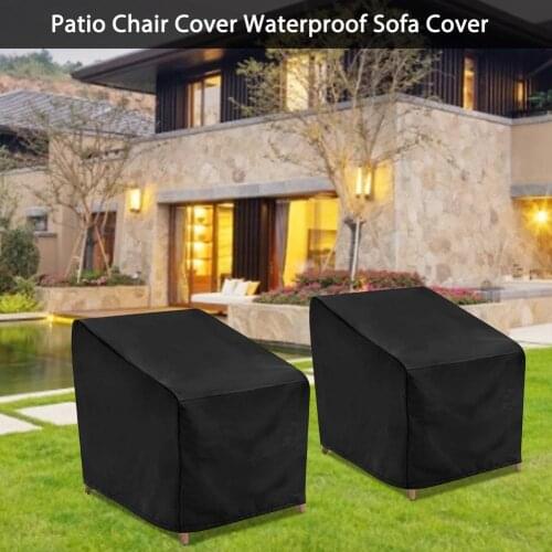 4Sizes Waterproof Outdoor Patio Garden Furniture Covers Rain Snow Chair Covers For Sofa Table Chair 420D Dust Proof Cover