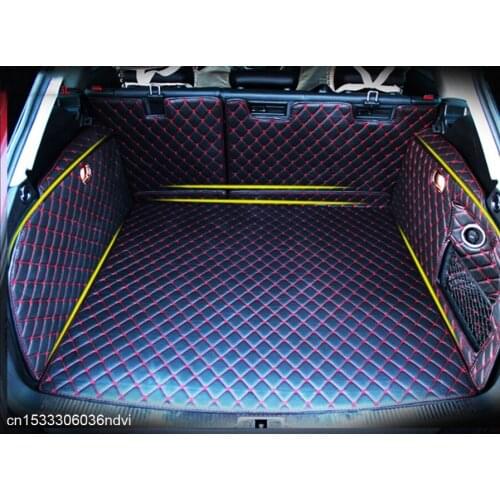 High quality! Special car trunk mats for Audi A4 Avant B8 2015-2008 waterproof cargo liner mats boot carpets for A4 Avant 2013