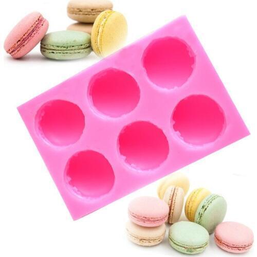 Wowcc Macaron Silicone Mold Chocolate Mousse Fondant Cake Molds Cookies Candy Pastry Mould Biscuits Baking Cake Decoration Tools