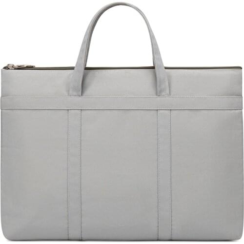 Womens Briefcase Bag A4 Document Bags Female Book Handbag Women 14" Laptop Briefcases Neutral Office Computer Bag 2021