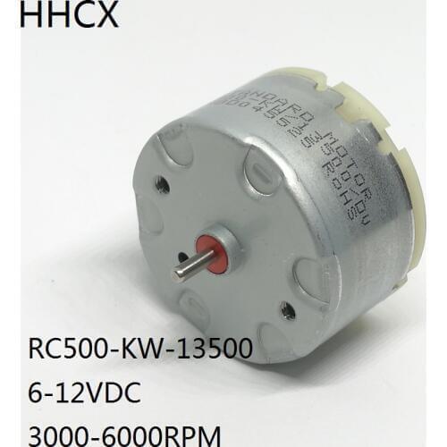 1PCS DC Motor RC500-KW-13500 micro DC motor 500 precious-metal brush motor RC500-KW 6-12VDC 3000-6000RPM