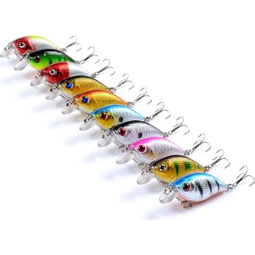 5.7cm/7g Minnow Fishing Lure Crankbaits Fishing Lures For Fishing Floating Wobblers Pike Baits Shads Tackle