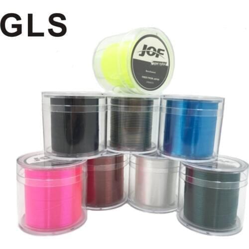 GLS brand nylon line 500 meters in 8 colors for you to choose super tensile imported raw silk fishing line