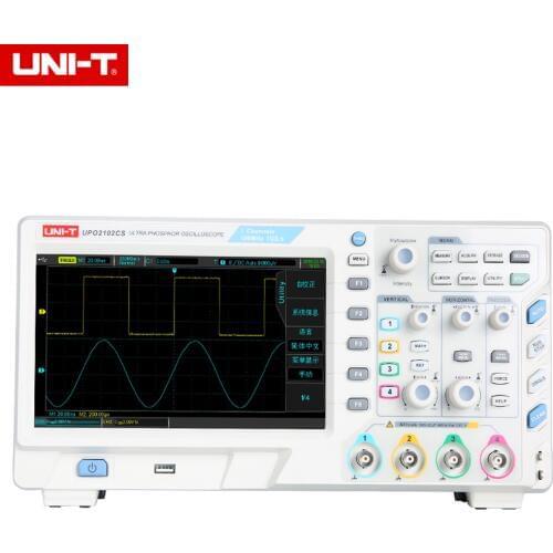 UNI-T UPO2102CS Digital Phosphor Oscilloscope 1GS/s 2 Channels USB Interface 65000 Frames Waveform Record