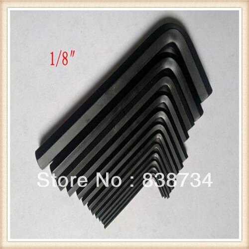 CRV black finishing 1/8" hex key (100pcs/lot)