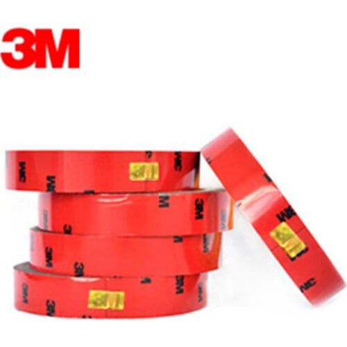 3M Double Sided Tape Acrylic Adhesive 6/10/15/20/30/40MM Household Sponge Puff Adhesive Auto Accessories Waterproof Office Decor