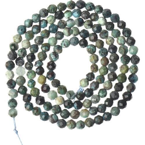 The Faceted 3-2mm Phoenix Turquoise Stone Loose Beads 15inch Wholesale For Diy Bracelet Neckale jewelry gifts H544