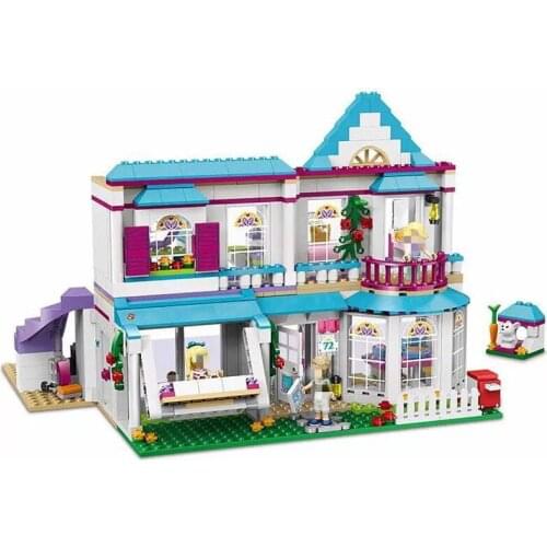 Good Friends Girls Series The House Set Building Blocks Creative Assembling God Friends Educational Gifts Toys Girl