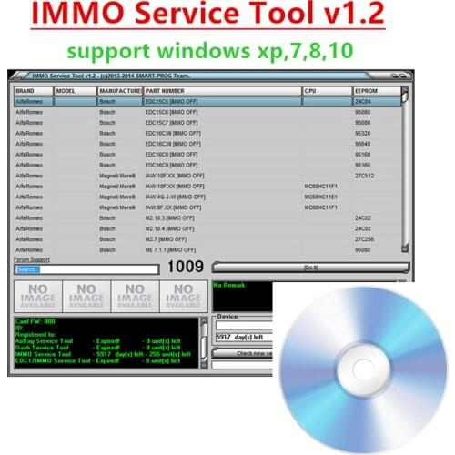 2021 hot selling Edc 17 IMMO SERVICE TOOL V1.2 PIN Code and Immo off Works without Registration
