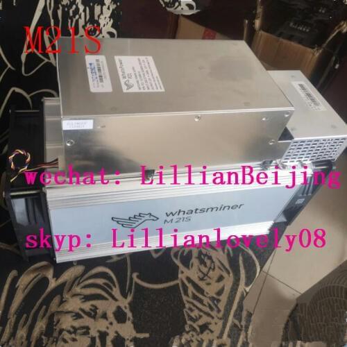 Used WhatsMiner M21S 56T miner M21S Sha256 miner Asic BTC BCH BCC Mining machine
