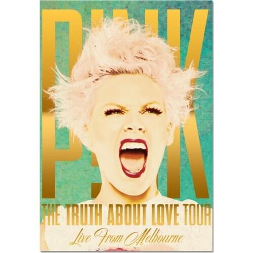 New Arrival Custom P!nk Poster Home Decoration Fashion Silk Fabric Wall Poster Customize Poster 2020.6.15