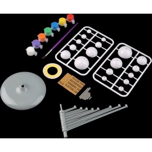OCDAY DIY Kids Gift Solar System Celestial Bodies Planets Planetarium Model Building Kit Astronomy Science Educational Toys Hot