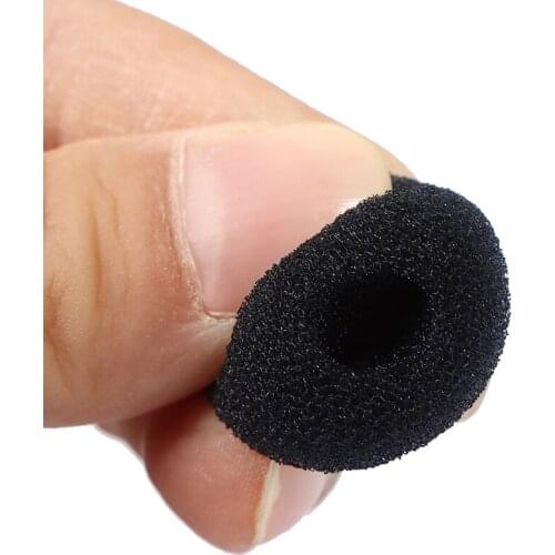 10/20pcs Black Replacement Foam Covers Windscreen Windshield Sponge Covers for Headset Microphone Mic Cover