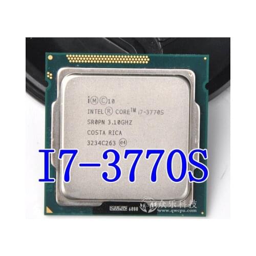 Intel Core i7-3770S i7 3770S Processor cpu 65W LGA 1155 100% working properly Desktop Processor can work