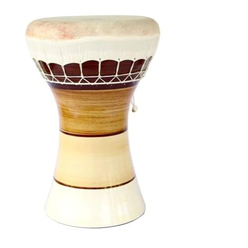 Professional Solo Clay Darbuka Ceramic Dohola Doumbek KIK-823