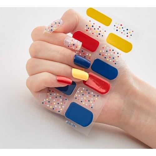 Christmas Dress Up Four Sorts 0f Nail Stickers Self Adhesive Nail Sticker Nail Sticker set Nail Decoration Designer Nail Decals