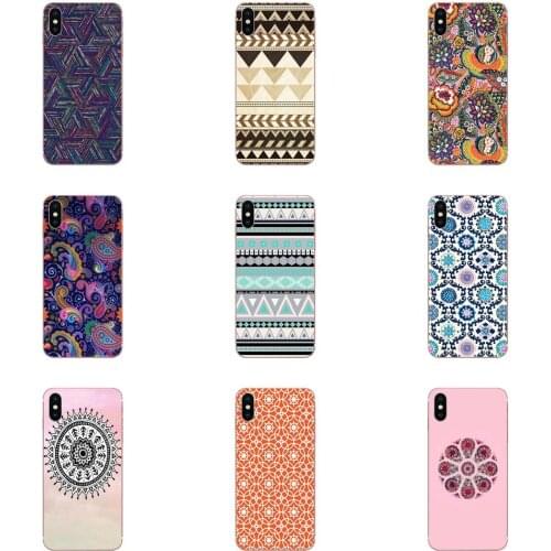 Soft Fashion Pretty Bohemian Henna Mandala For LG G7 ThinQ G5 G6 K50 Q60 K40 K8 Q7 2018 2017 V40 V30 V20 V10
