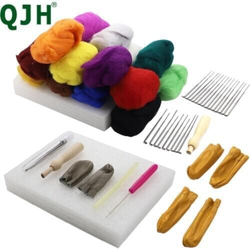 Wool Felt Poke Fun Set Felting Needles Needle Felt Tools Needle Wool Felt Bottle Set Craft Needle Felting Home Hand DIY Tools
