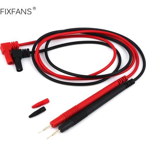 FIXFANS 1000V 10A Digital Multimeter Test Leads Probe Banana Plug with Fine Needle Tips Kit Multi Meter Tester Pen