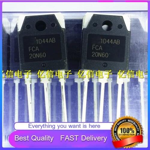 5Pcs/Lot New Original FCA20N60 20N60 TO-3P PACKAGE MOS Field Effect Transistor N GROOVE 600V 20A Good Quality