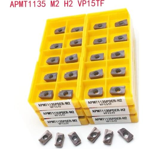 APMT1604 M2 VP15TF carbide inserts Turning tool APMT 1604 Face Mill Lathe Tools Milling cutter CNC tool APMT1604PDER