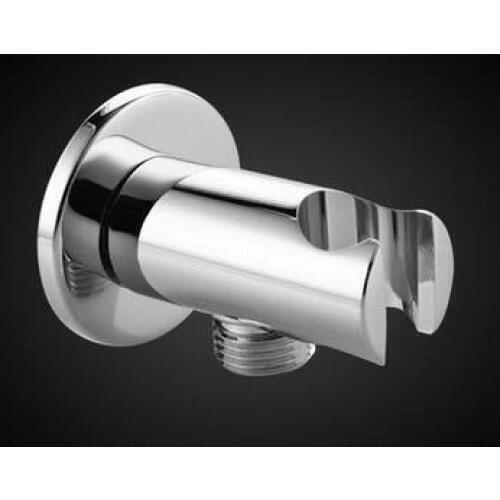 All copper Round Shower Seat General Handheld Shower Head Holder With trap Concealed shower pedestal Shower hose fixing seat