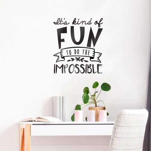 Funny English Sentence Wall Art Decal Decoration Fashion Sticker For Kids Room Living Room Home Decor Decal Creative Stickers