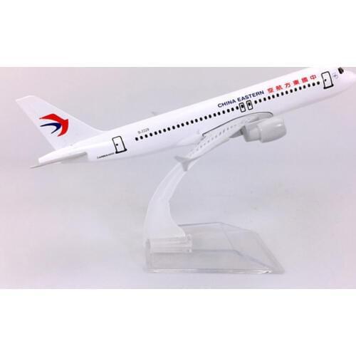 16CM 1:400 landing gear Aircraft Airbus A320-200 model China Eastern airline airplane with base alloy Diecast Plane collectible